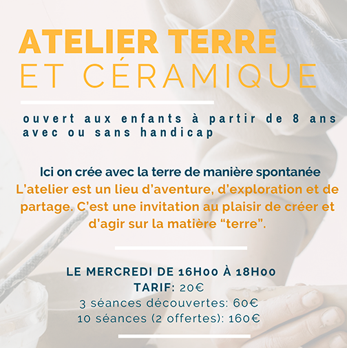 Atelier terre et céramique pour les enfants