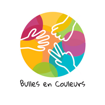 logo de bulles en couleur